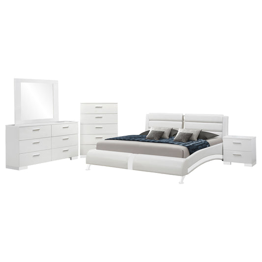 Dani 5-piece California King Bedroom Set White