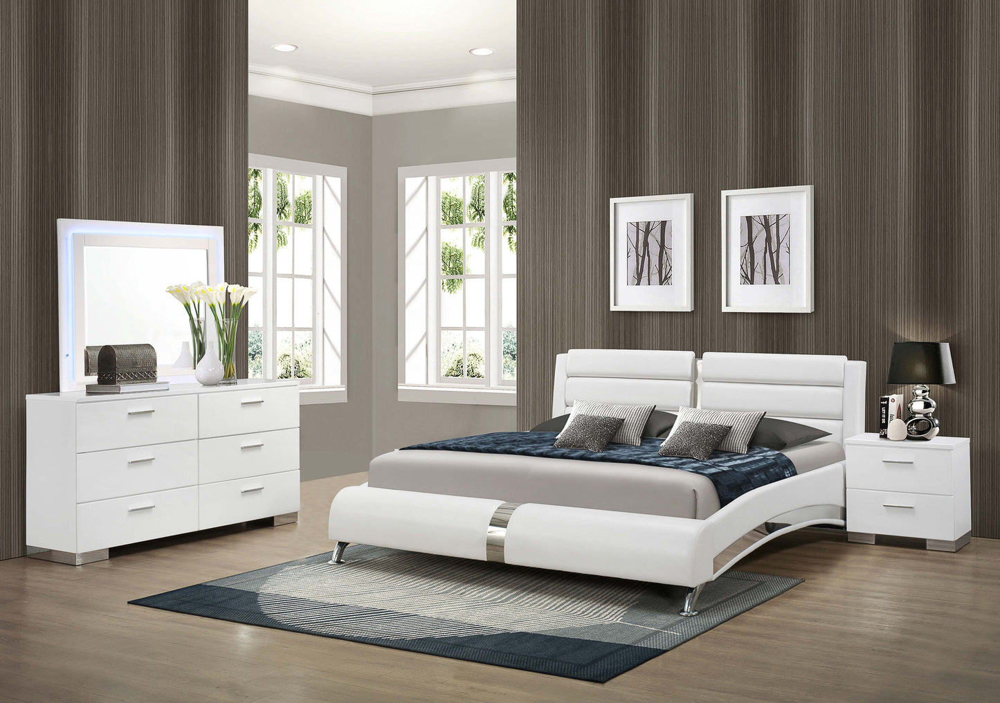 queen bed 4 pc set