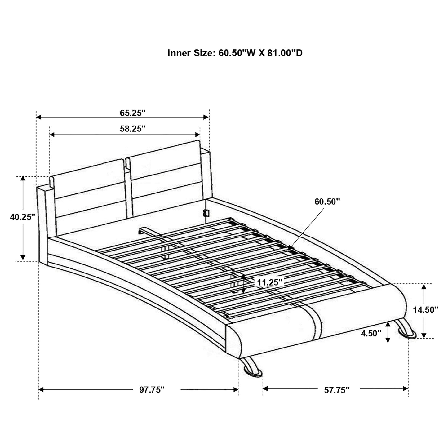 dani 4-piece queen bedroom set white