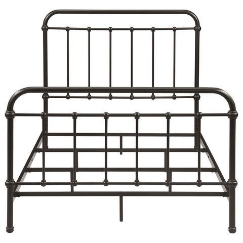 Ophelia Metal Full Open Frame Bed Dark BronzeDark Bronze
