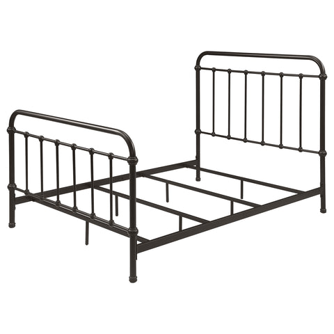 Ophelia Metal Full Open Frame Bed Dark BronzeDark Bronze