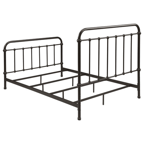 Ophelia Metal Full Open Frame Bed Dark BronzeDark Bronze