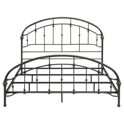 Jacinto Metal Eastern King Open Frame Bed Dark BronzeDark Bronze