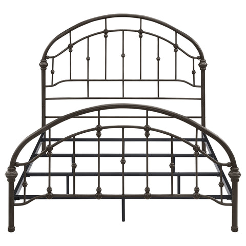 Jacinto Metal Queen Open Frame Bed Dark BronzeDark Bronze