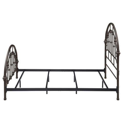 Jacinto Metal Queen Open Frame Bed Dark BronzeDark Bronze