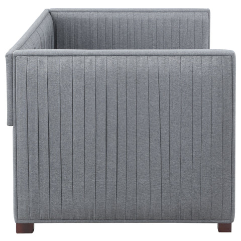 Radley Upholstered Twin Daybed with Trundle GreyGrey