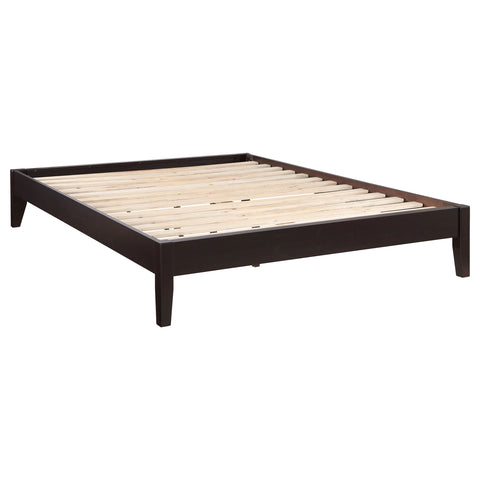 Matyas Eastern King Universal Platform Bed CappuccinoCappuccino