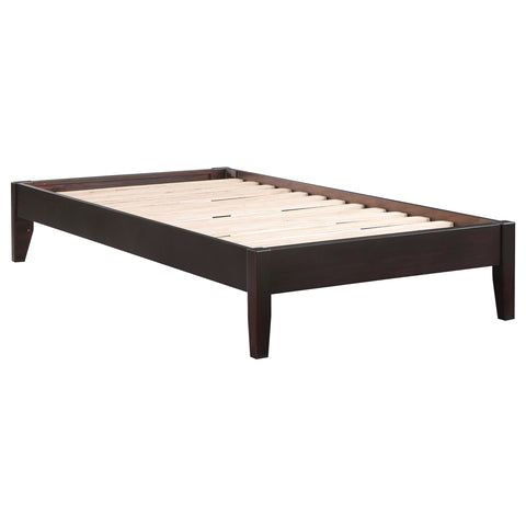 Matyas Twin Universal Platform Bed CappuccinoCappuccino