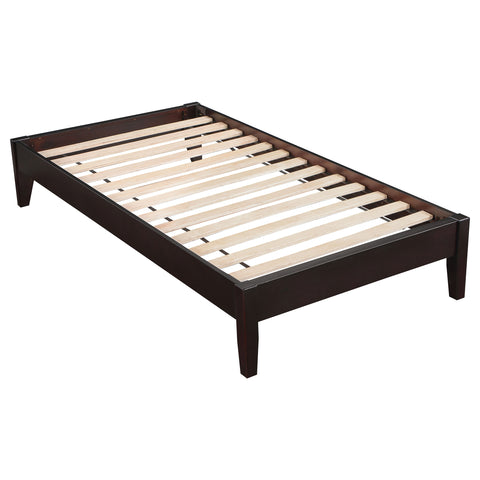 Matyas Twin Universal Platform Bed CappuccinoCappuccino
