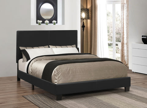 Figueroa Upholstered Full Panel Bed BlackBlack