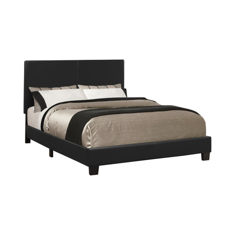 Figueroa Upholstered Queen Panel Bed BlackBlack
