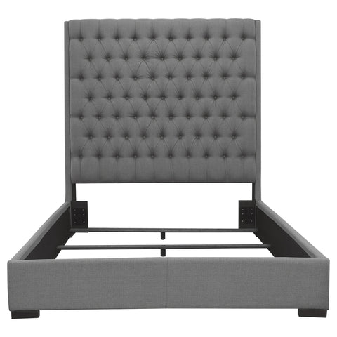 Paula 5-piece Eastern King Bedroom Set Metallic Mercury