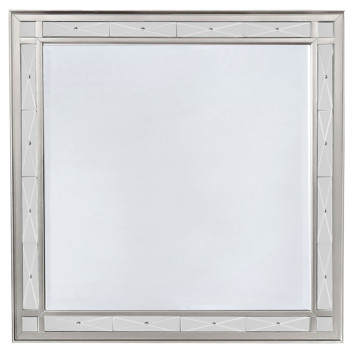 paula 4-piece california king bedroom set metallic mercury