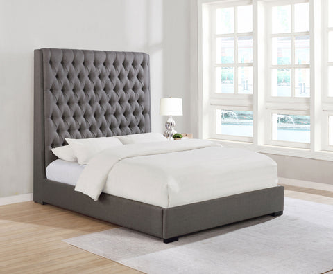 Ambrose Upholstered California King Panel Bed GreyGrey