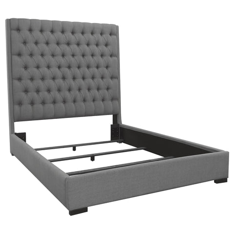 Paula 4-piece Queen Bedroom Set Metallic Mercury
