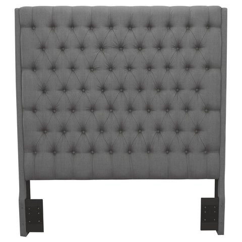 Ambrose Upholstered Queen Panel Headboard GreyGrey