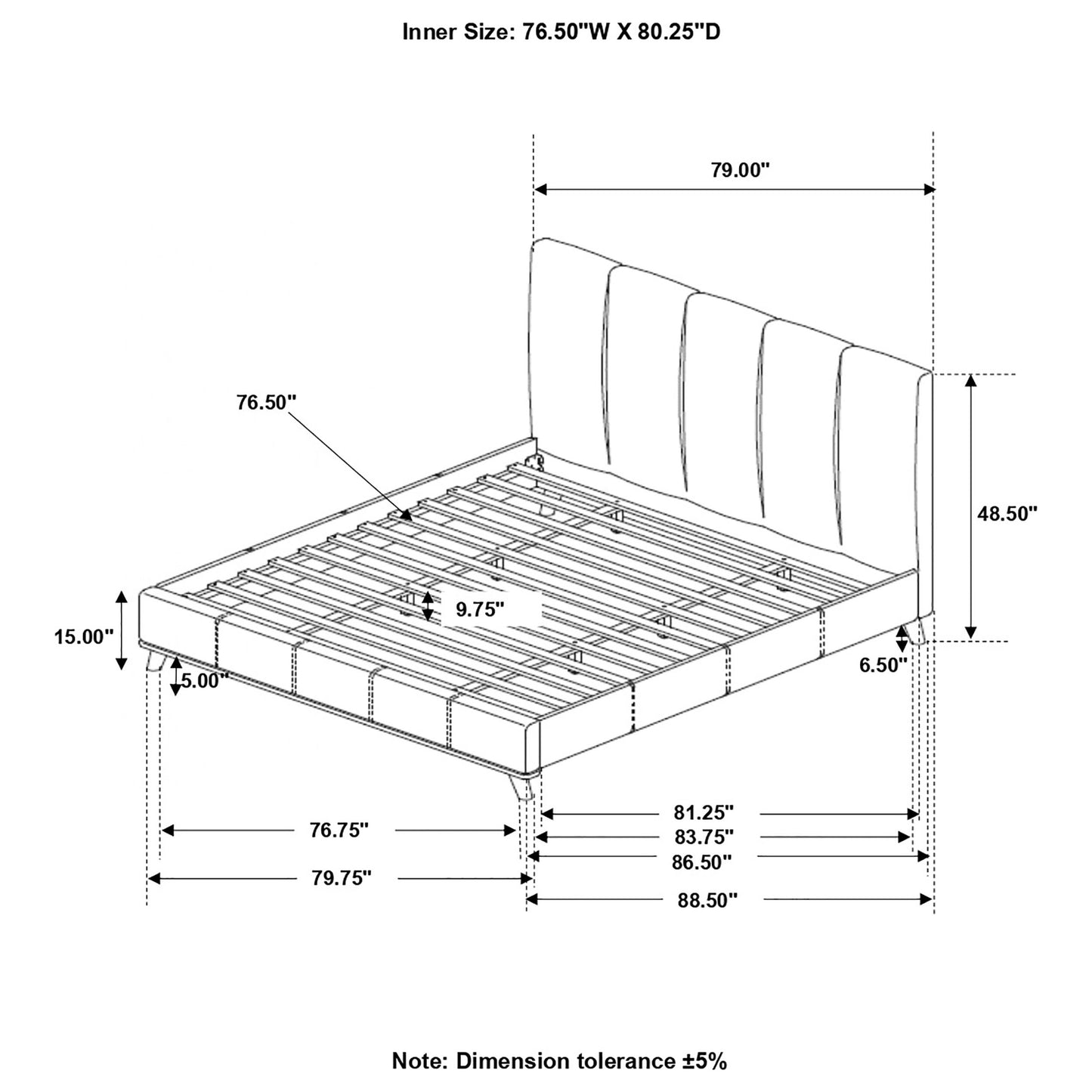 eastern king bed