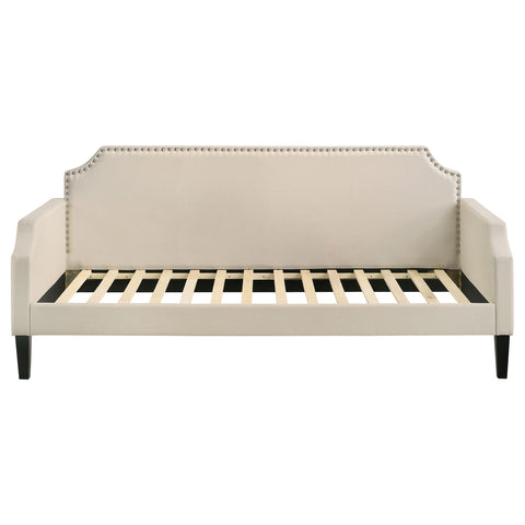 Aminta Upholstered Twin Daybed TaupeTaupe