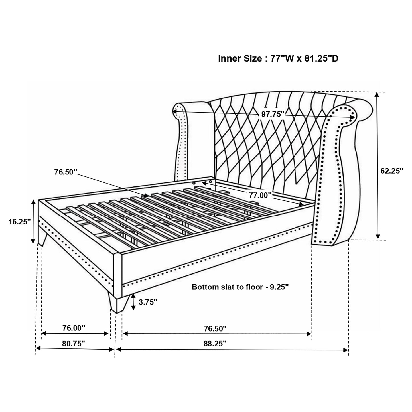 eastern king bed