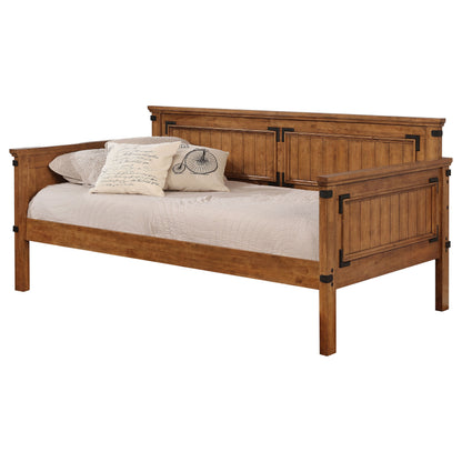Lupin Wood Twin Daybed with Trundle Rustic Honey