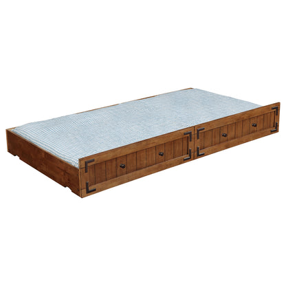 Lupin Wood Twin Daybed with Trundle Rustic Honey