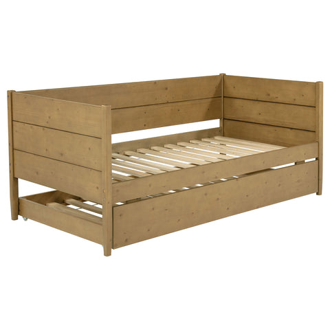Claudia Wood Twin Daybed With Trundle Natural