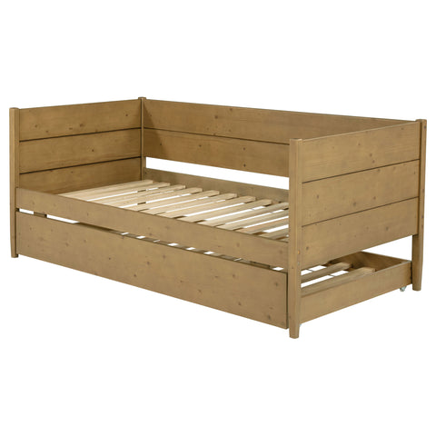 Claudia Wood Twin Daybed With Trundle Natural