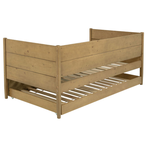 Claudia Wood Twin Daybed With Trundle Natural