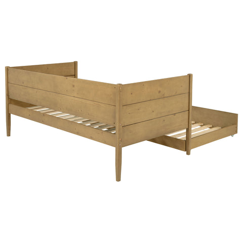 Claudia Wood Twin Daybed With Trundle Natural