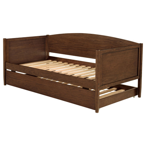 Amberley Wood Twin Daybed With Trundle Medium Walnut