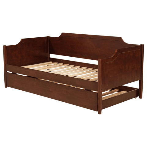 Elmira Wood Twin Daybed With Trundle Cherry