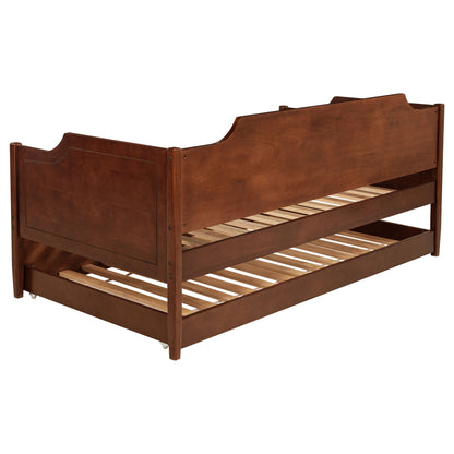 Elmira Wood Twin Daybed With Trundle Cherry