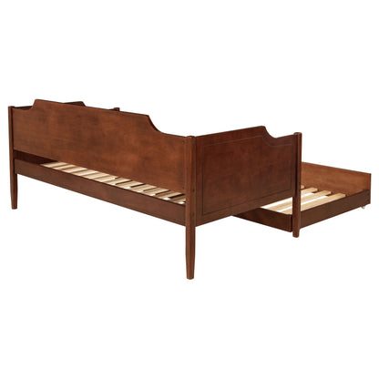 Elmira Wood Twin Daybed With Trundle Cherry