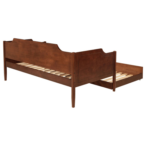 Elmira Wood Twin Daybed With Trundle Cherry