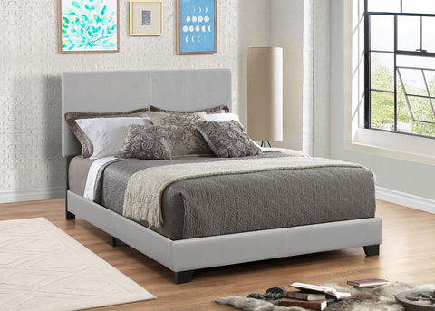 Anita Upholstered Eastern King Panel Bed GreyGrey