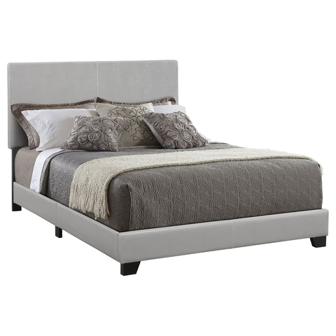 Anita Upholstered Queen Panel Bed GreyGrey