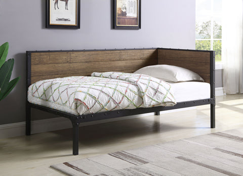 Bates Metal Twin Daybed Weathered ChestnutWeathered Chestnut