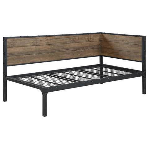 Bates Metal Twin Daybed Weathered ChestnutWeathered Chestnut
