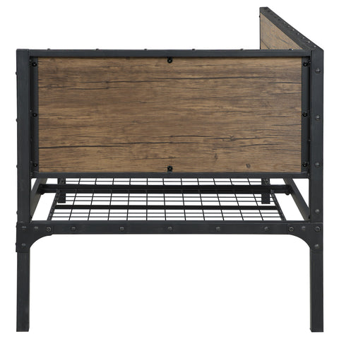 Bates Metal Twin Daybed Weathered ChestnutWeathered Chestnut