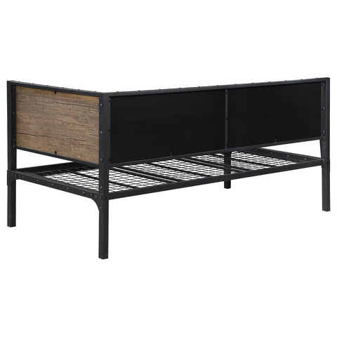 Bates Metal Twin Daybed Weathered ChestnutWeathered Chestnut