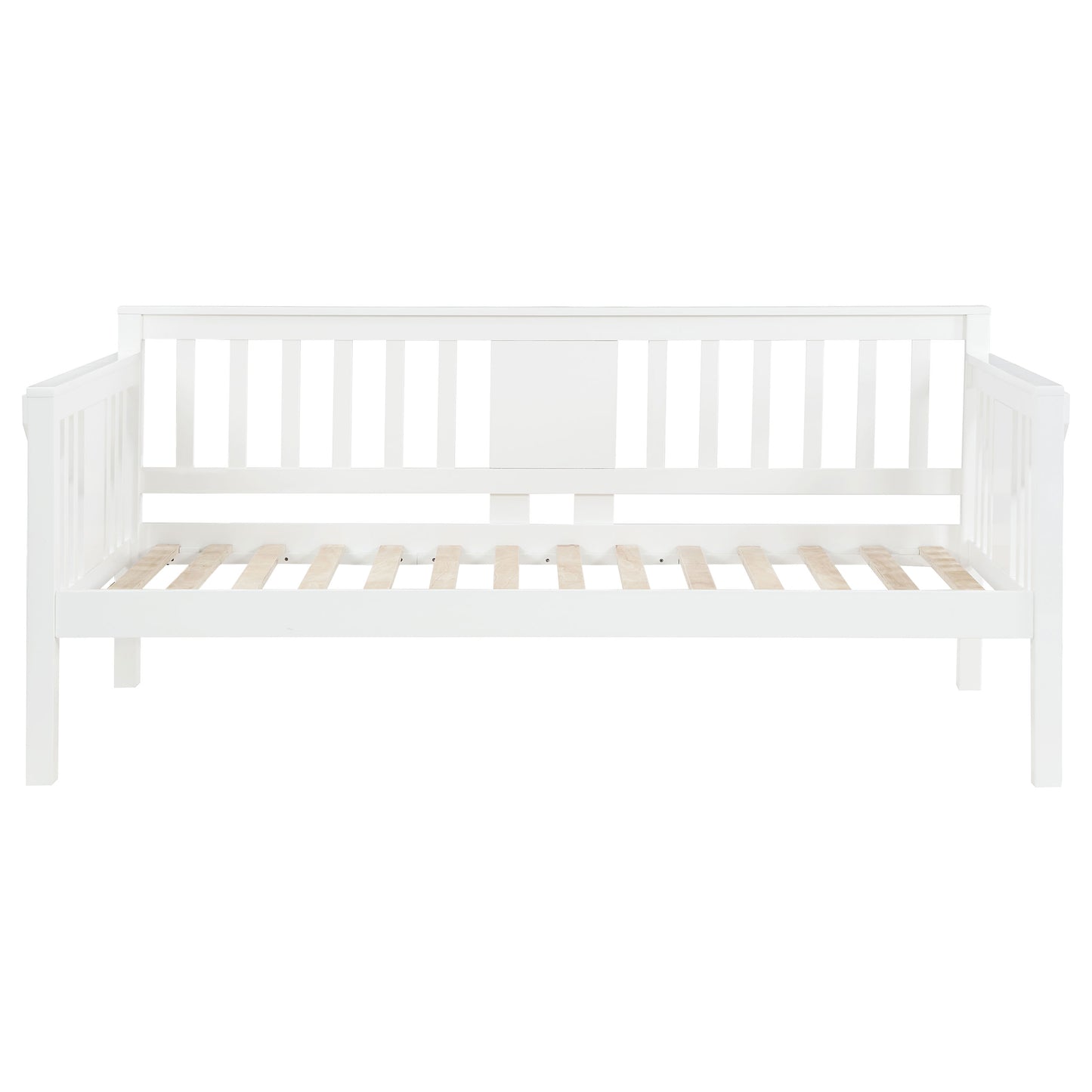 avenue wood twin daybed with drop-down tables white