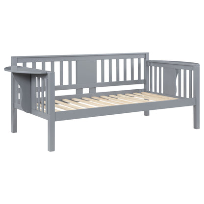 Avenue Wood Twin Daybed with Drop-down Tables Grey