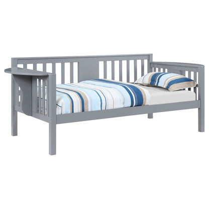 Avenue Wood Twin Daybed with Drop-down Tables Grey