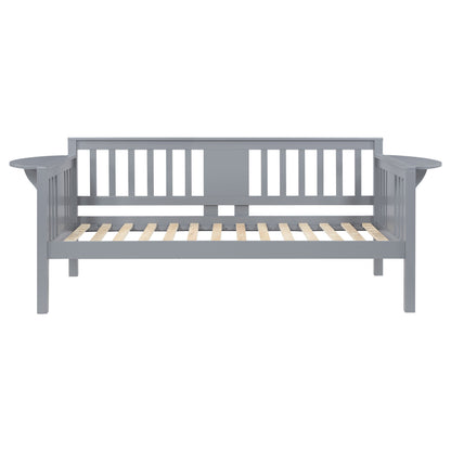 Avenue Wood Twin Daybed with Drop-down Tables Grey