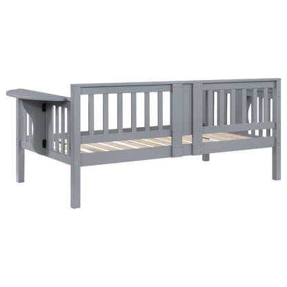 Avenue Wood Twin Daybed with Drop-down Tables Grey