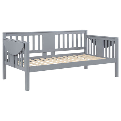 Avenue Wood Twin Daybed with Drop-down Tables Grey