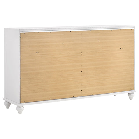 Devlin 5-piece Eastern King Bedroom Set White