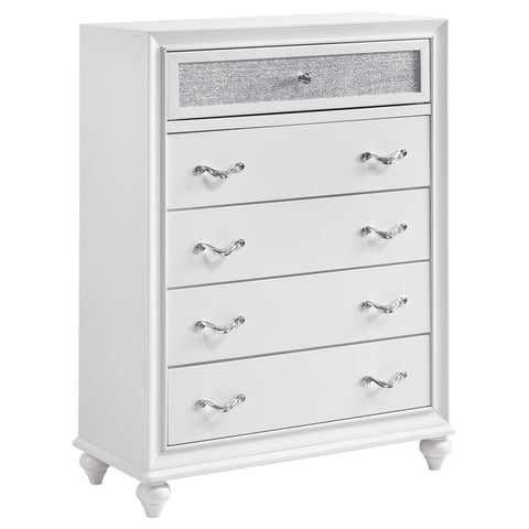 Devlin 5-piece Eastern King Bedroom Set White