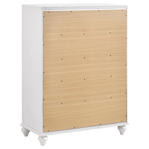 Devlin 5-piece Eastern King Bedroom Set White