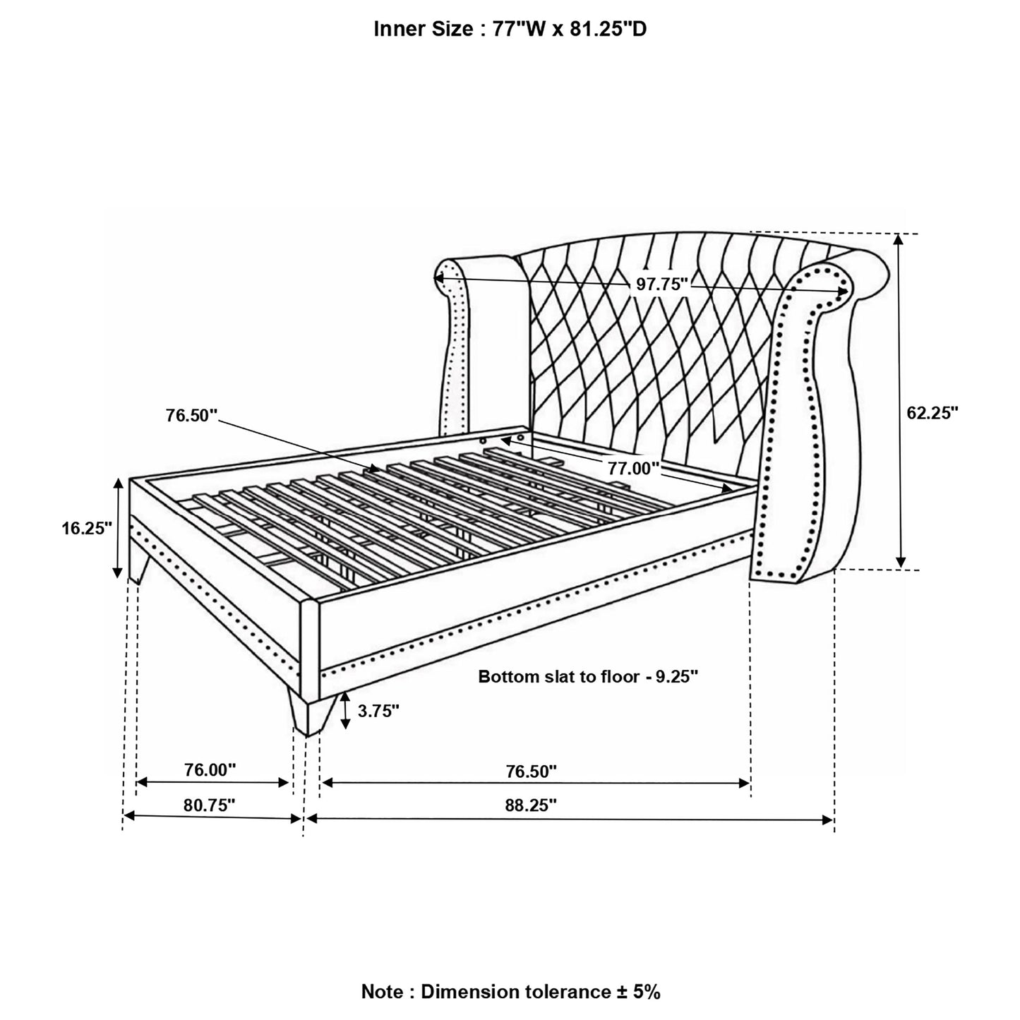 eastern king bed